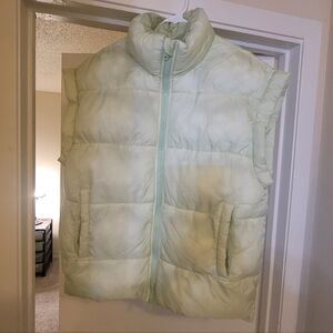 Free People In A Bubble Puffer Vest Small Light Lime Green